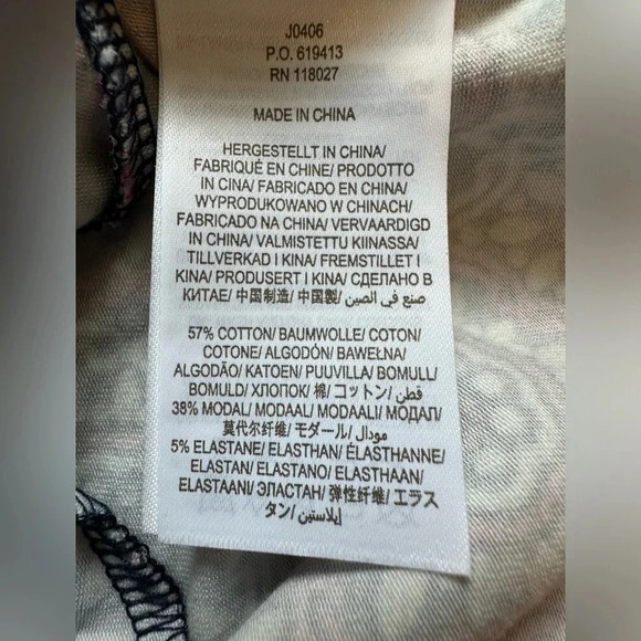 Boden Caroline Modal Jersey Sun Tile Faux Wrap Belted Romper Pink White 4 - Picture 12 of 13